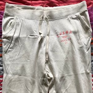 Victoria’s Secret XL cream sweatpants/joggers